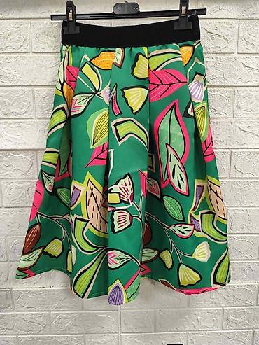 Suknje: Ženska midi suknja A-kroja sa visokim strukom - Silueta: raskošno — 17