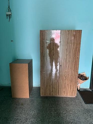 dekor odun: İki hissəli taxta mebel dəsti - Material: laminat/taxta üzlüklü MDF - — 1