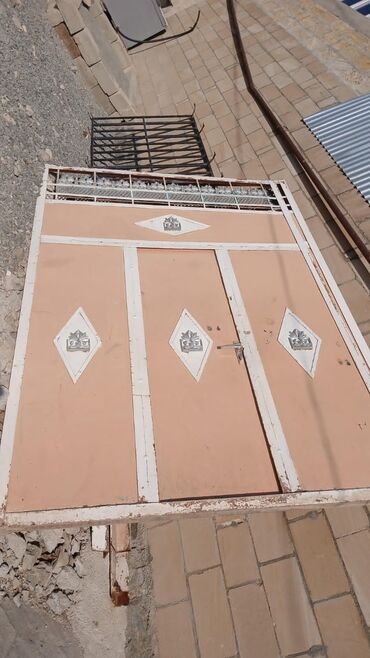 duş desti: İşlənmiş Dəmir Həyət darvazası, Yana açılan, 3 m, Mexaniki, Qapı ilə, rəng - Narıncı, Kredit yoxdur, Ödənişli quraşdırma