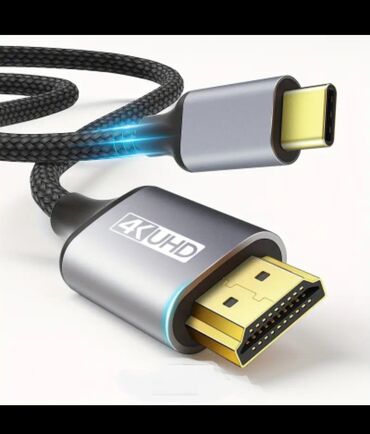 видеокарты gddr3: HDMI Type-c кабель, 4K UltraHD, длинный 3 метра