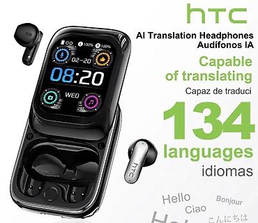 Qulaqcıqlar: HTC NE48 simsiz qulaqlıq dəsti, sensor ekranlı enerji doldurma qutusu — 1