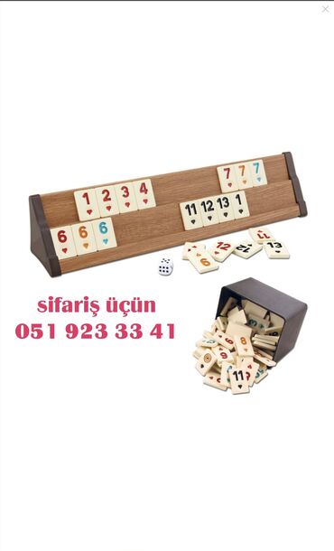 Digər idman və istirahət malları: Star VIP Okey dəsti satışda! Ən yüksək keyfiyyətli VIP okey dəsti — 12