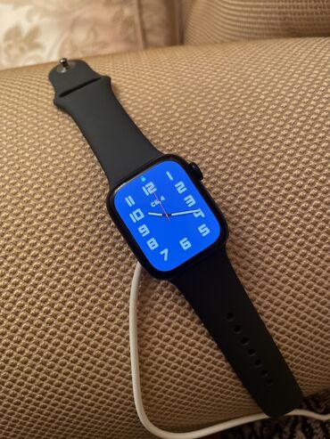watch 7: Apple watch 741mm Yeni alinib, her bir aksessuari alindigi kimi