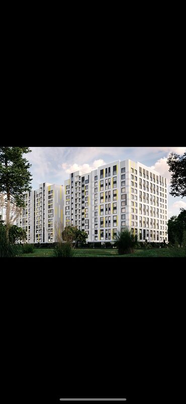 купить квартиру в бишкеке вторичка: 1 комната, 50 м², Элитка, 9 этаж, ПСО (под самоотделку)