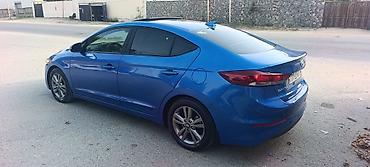 hunday accent 2007: Hyundai Elantra sedan – mavi rəng, Azərbaycanda dövlət qeydiyyat — 2