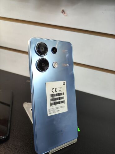 Redmi: Redmi, Redmi Note 13, Б/у, 256 ГБ, цвет - Голубой, 1 SIM, 2 SIM