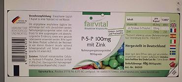 Gözəllik və sağlamlıq: Məhsul: Fairvital P-5-P 100 mg sinklə – aktiv Vitamin B6 — 2