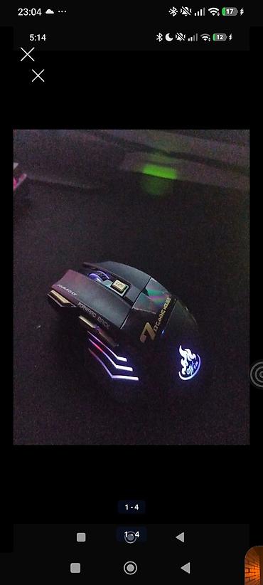 компьютерные мыши htr: Беспроводная игровая мышь HTX‑X7 (7D Gaming Mouse) - Подключение: 2.4 — 2