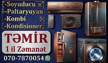 Soyuducu, paltaryuyan, kombi və kondisioner üçün peşəkar təmir lalafo.az -da Soyuducu, paltaryuyan, kombi və kondisioner üçün peşəkar təmir