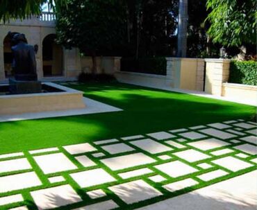 Газон: Искусственная трава, ландшафтный газон для детских площадок с высотой