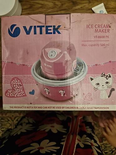 internet device: Мороженица VITEK VT-8600 PK (розовая) - Максимальный объем: 500 мл - — 1