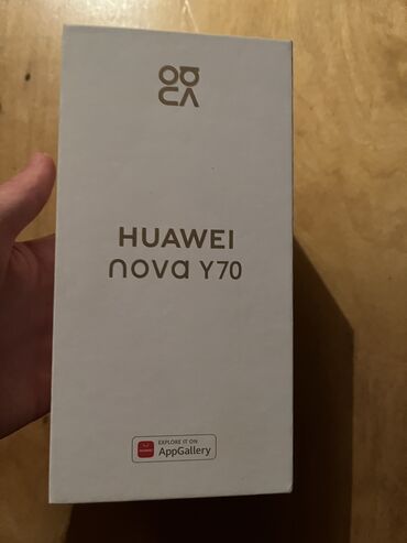 huawei p60 pro qiymeti: Huawei Nova Y70, 128 GB, rəng - Qara, Barmaq izi, İki sim kartlı