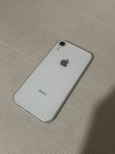IPhone Xr, Б/у, 128 ГБ, Белый, 74 %