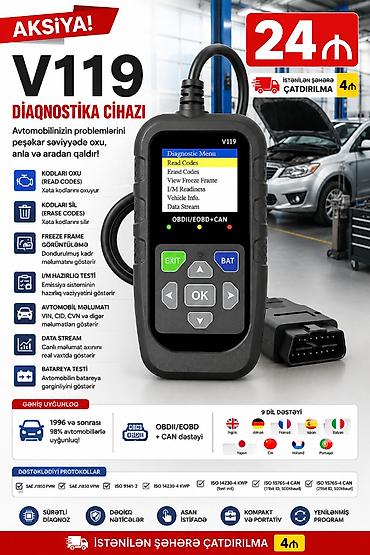 Diaqnostik avtomobil skanerləri: Universal diaqnostika cihazları. Hər xırda nasazlıq üçün ustaya — 13