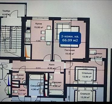 Продажа квартир: 2 комнаты, 66 м², Элитка, 12 этаж, Дизайнерский ремонт — 9