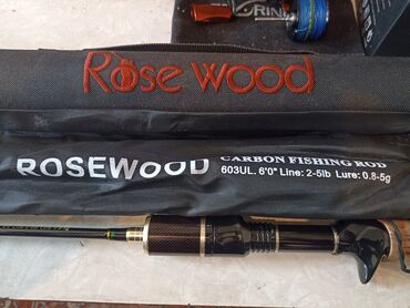 Аңчылык жана балык уулоо: Продаю кастинговое удилища ROSEWOOD carbon Fishing Rod 603UL 2-5lb
