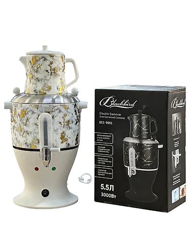 Все для дома и сада: №: 5049 Məhsulun adı: Samovar Blackbird BES-9091 White/Gold Brend: No — 1