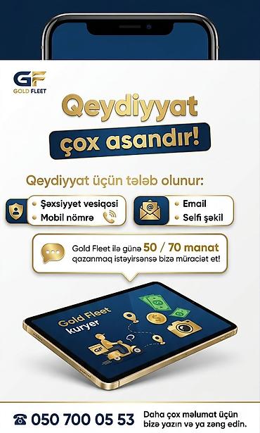 yuk boşaltma işi: Sürücü-kuryer tələb olunur, Nəqliyyat təmin edilir, Gündəlik ödəniş, Təcrübəsiz — 1