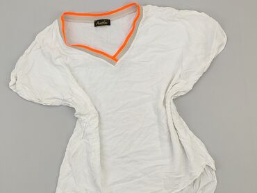 t shirty v neck damskie: T-shirt, L (EU 40), condition - Very good