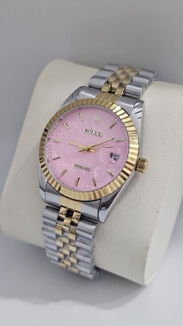 барои фарбех шудан: Новый, Наручные часы, Rolex, цвет - Розовый
