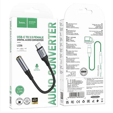 micro usb: LS36 Fresh, аудио конвертер Type-C штекер на 3.5мм гнездо, чип — 1