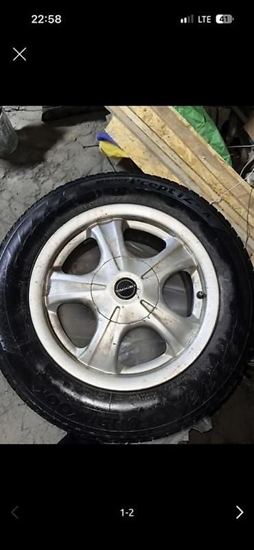 Колеса в сборе 160 / 60 / R 15, Зима, Б/у, Комплект, Легковые, Литые, отверстий - 5 at lalafo.kg Колеса в сборе 160 / 60 / R 15, Зима, Б/у, Комплект, Легковые, Литые, отверстий - 5