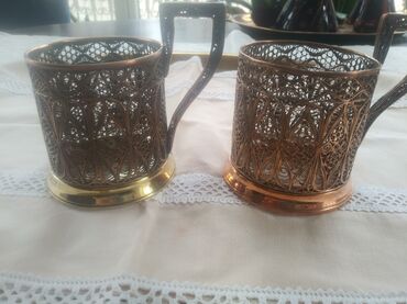 taxtadan gul qablari: Кружки, цвет - Золотой