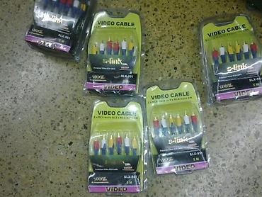 aux kabel 5m: Tulpan kabel avtomobilde manitordan arxa bagaja aparaturaya sesin ve — 3