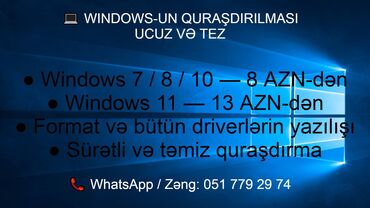 acer aspire 3: WINDWS sisdemlərin nootbok və kampyuterlərə yazilməsi - nootbok və