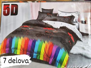 Posteljina: Posteljine matirani satenski pamuk Set sadrzi 7 delova: Cena: 3200 din — 15
