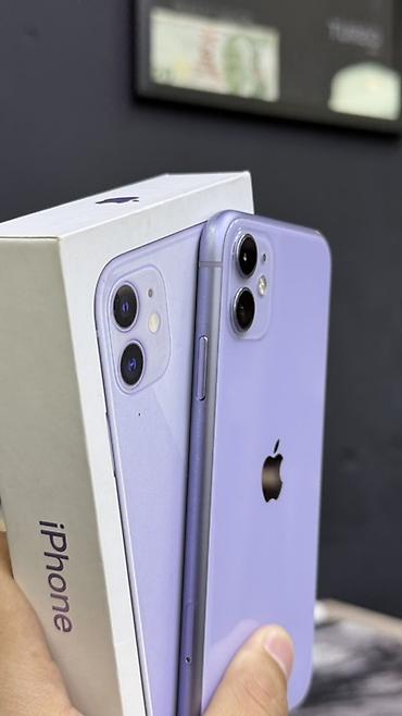 iphone 11 64г: IPhone 11, фиолетовый 128gb 🔋100% с коробкой ✅ Состояние: идеальный — 3