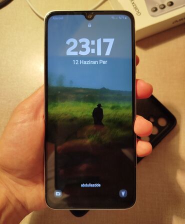 modem sim kartlı: Samsung Galaxy A05s, 128 GB, rəng - Ağ, Barmaq izi, İki sim kartlı, Face ID