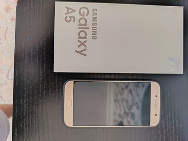 Samsung Galaxy A5 2017, 32 GB, rəng - Gümüşü, Düyməli