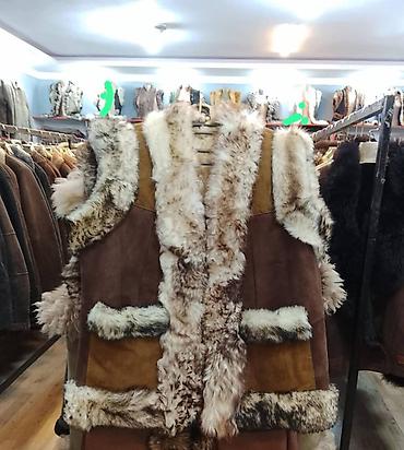 Дубленки: Дубленка, Авиатор, Турция, Короткая модель, Все размеры — 54