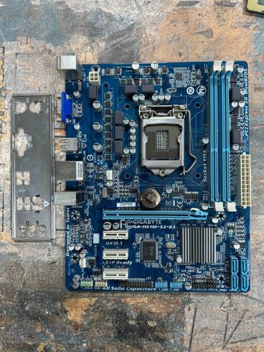 Материнские платы: Материнская плата, Б/у, Gigabyte, LGA1155, Для ПК