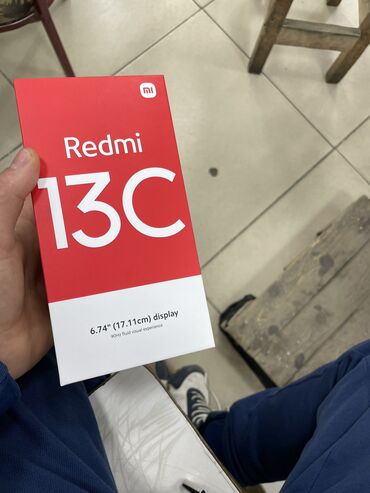 редми 2: Redmi, Redmi 13C, Жаңы, 256 ГБ, түсү - Кара, 2 SIM