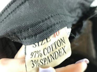 black jeans short: Jeansy damskie, rozmiar L — 5