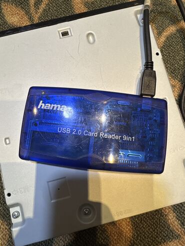 аккумулятор usb: Hama USB card oxuyan, 9 ferqli tipli kart oxuya bilir