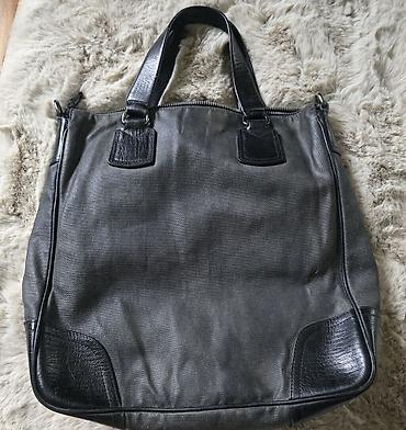 balenciaga torba ceger: BALLY shopping tote bag, jako jako velika. Ima kožne ručke i ćoškove — 10