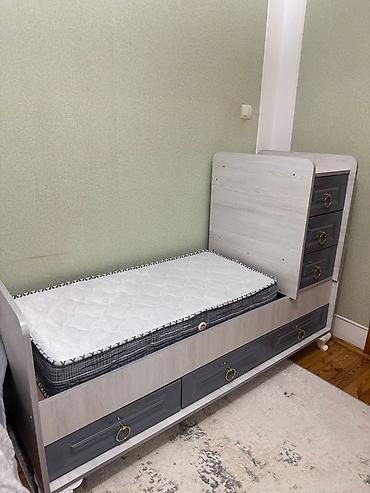 komod üçün döşəkcə: Uşaq beşiyi – kombinə edilmiş modul tipli - Rəng: açıq ağac — 7