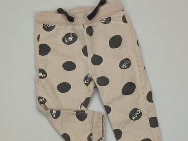 bezowy elegancki top: Spodnie dresowe, So cute, 9-12 m, stan - Dobry