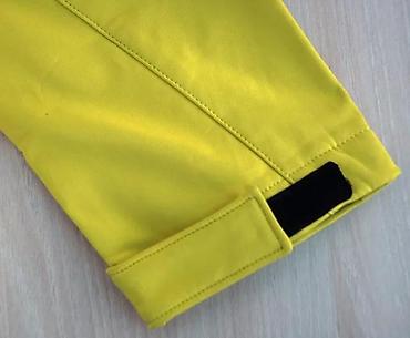 Jakne za prelazni period: Muška outdoor softshell jakna – žuta sa plavim rajsferšlusima - — 12