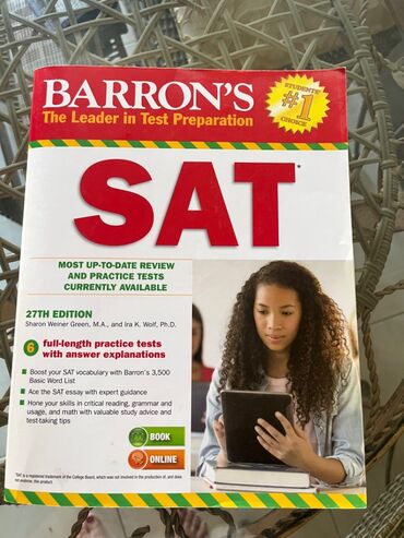 həndəsə kitabı pdf: SAT Barrons kitabi. Ideal veziyyetdedir istifade olunmayib