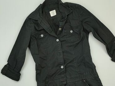 bluzki czarne z bufiastymi rękawami: Tunic, H&M, L (EU 40), condition - Good