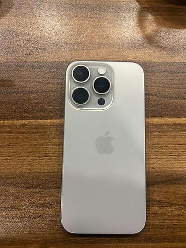 corn iphone: IPhone 15 Pro, 128 GB, Gümüşü, Face ID — 1