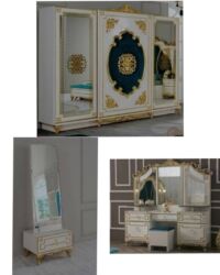 taxt matrasl işlenmiş: 2 односпальные кровати, Шкаф, Трюмо, Тумба, Б/у