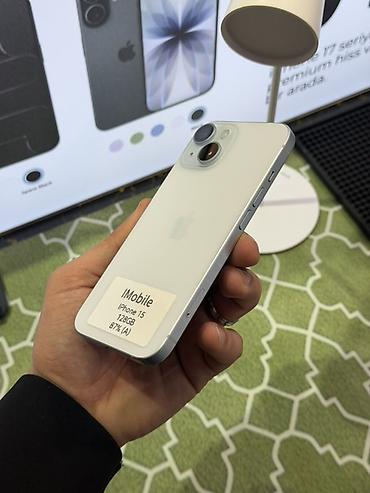 Apple iPhone: IPhone 15, 128 GB, Ağ, Face ID — 5
