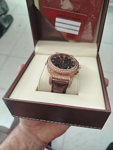 Qol saatları və aksesuarlar: Patek Philippe tərzində qol saatı – qutu dəsti ilə - Korpusu qızılı — 2