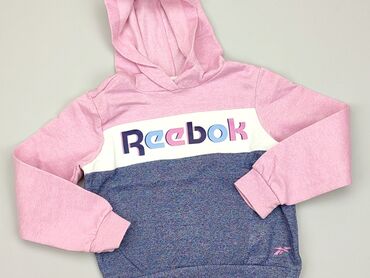granatowy sweterek premium: Bluza, Reebok, 5-6 lat, 110-116 cm, stan - Dobry