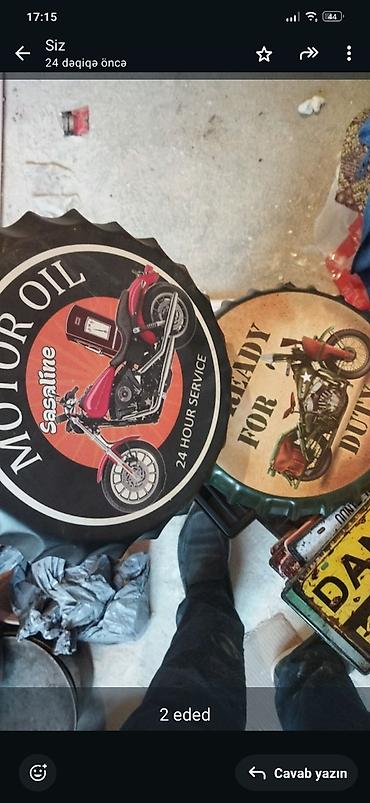 tema sekilleri: Retro dekor lövhələri və metal aksesuarlar dəsti - Moto mövzulu qapaq — 1